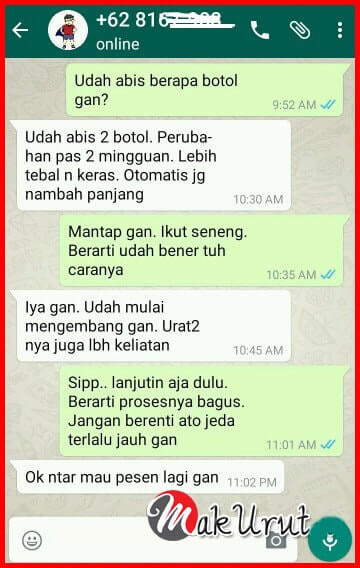 testimonial pengguna mak urut nasa yang berhasil hanya sekali pakai